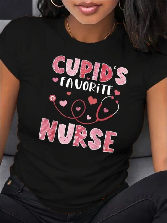 Cupid's Favorite Nurse T Shirt